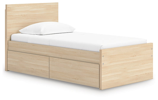 Onita Panel Platform Bed With 1 Side Storage