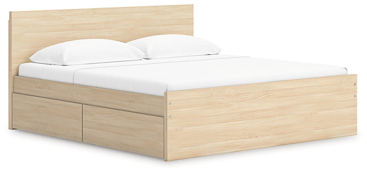 Onita Panel Platform Bed With 1 Side Storage