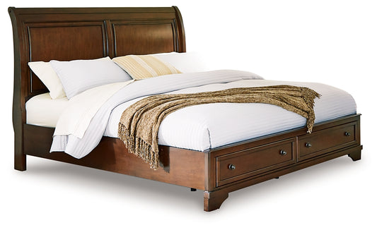 Trellington Sleigh Storage Bed