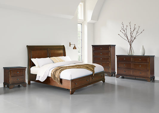 Trellington Sleigh Storage Bed