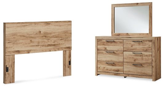 Hyanna Panel Headboard, Dresser And Mirror