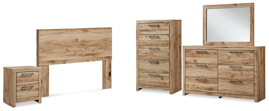 Hyanna Panel Headboard, Dresser, Mirror, Chest And Nightstand