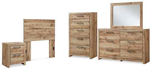 Hyanna Panel Headboard, Dresser, Mirror, Chest And Nightstand