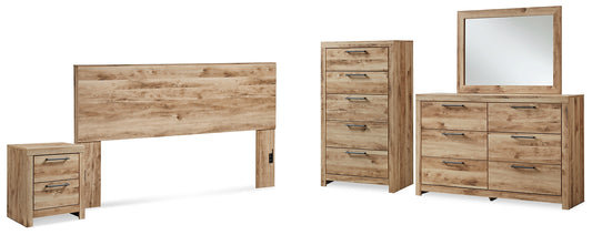 Hyanna Panel Headboard, Dresser, Mirror, Chest And Nightstand