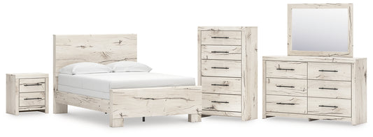 Lawroy Panel Bed, Dresser, Mirror, Chest And Nightstand