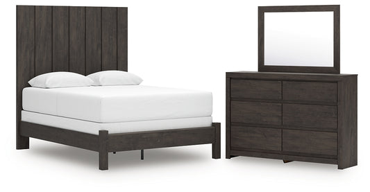 Fraluna Panel Bed, Dresser And Mirror