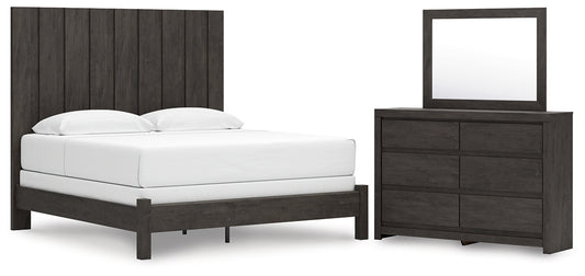 Fraluna Panel Bed, Dresser And Mirror