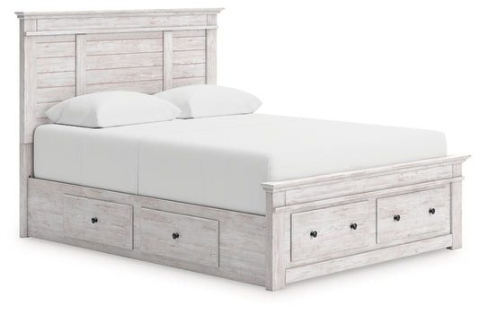 Makidern Panel Storage Bed