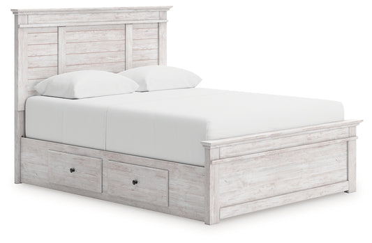 Makidern Panel Storage Bed