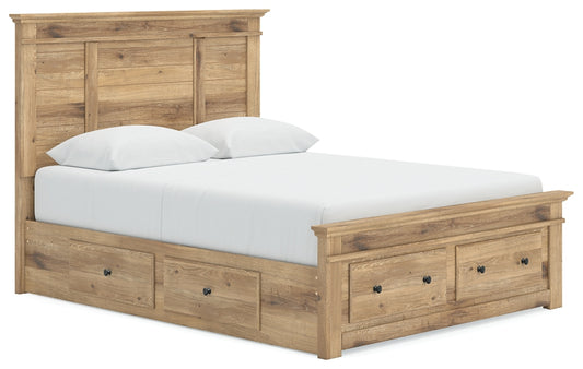 Makidern Panel Storage Bed