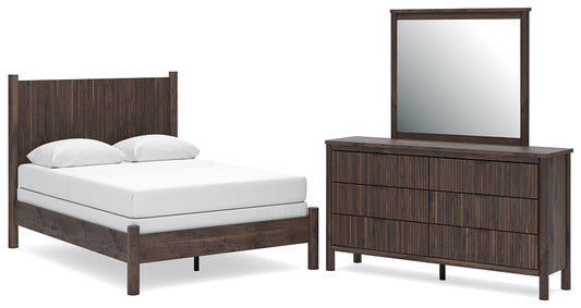 Pamytta Panel Bed, Dresser And Mirror
