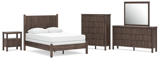 Pamytta Panel Bed, Dresser, Mirror, Chest And Nightstand