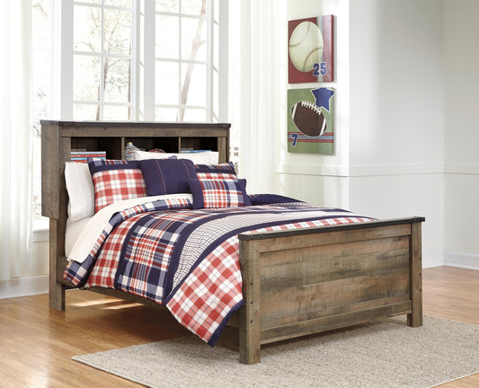 Trinell Bookcase Panel Bed