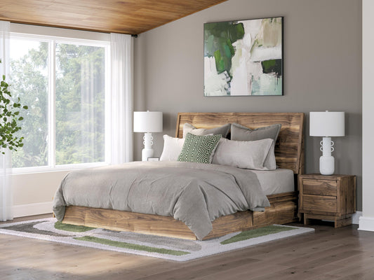 Chirason Panel Bed With Storage