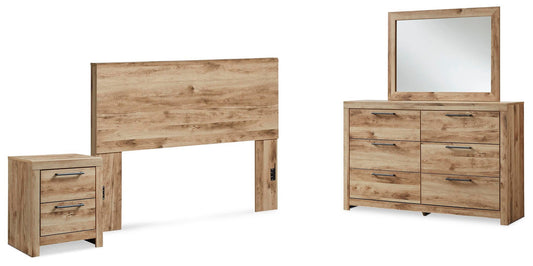 Hyanna Panel Headboard, Dresser, Mirror And Nightstand