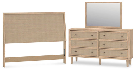Cielden Panel Headboard, Dresser And Mirror