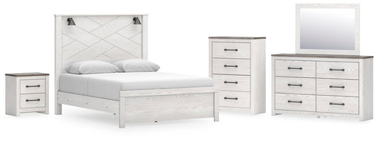 Gerridan Panel Bed, Dresser, Mirror, Chest And Nightstand