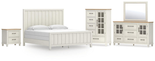 Shaybrock Panel Bed, Dresser, Mirror, Chest And Nightstand