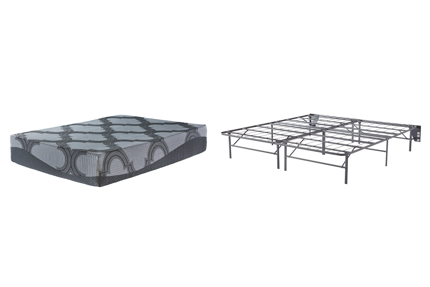 12 Inch Ashley Hybrid 2-Piece  Foundation And Mattress