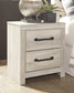 Cambeck  Panel Bed With Mirrored Dresser, Chest And Nightstand