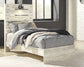 Cambeck  Panel Bed With Mirrored Dresser, Chest And Nightstand