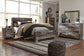 Derekson  Panel Bed With Mirrored Dresser, Chest And Nightstand