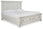 Robbinsdale King Panel Storage Bed Antique White
