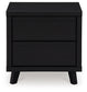 Danziar  Panel Bed With Mirrored Dresser And Nightstand