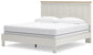 Linnocreek  Panel Bed With Mirrored Dresser