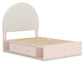 Wistenpine  Upholstered Panel Bed With Storage