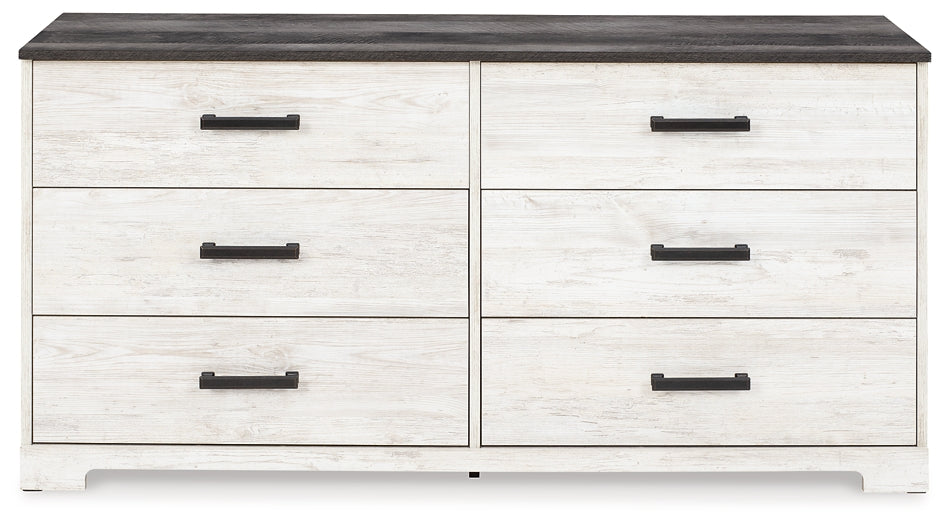 Shawburn  Panel Headboard With Dresser, Chest And Nightstand
