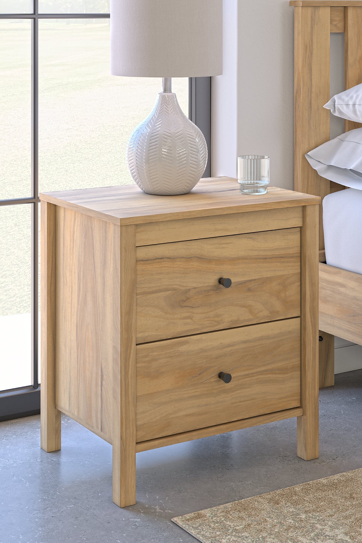 Bermacy  Panel Headboard With Dresser, Chest And Nightstand