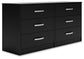 Finch  Platform Bed With Dresser, Chest And Nightstand