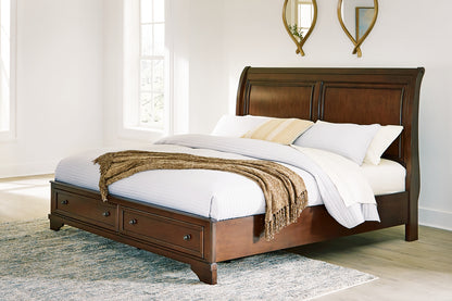 Trellington  Sleigh Storage Bed