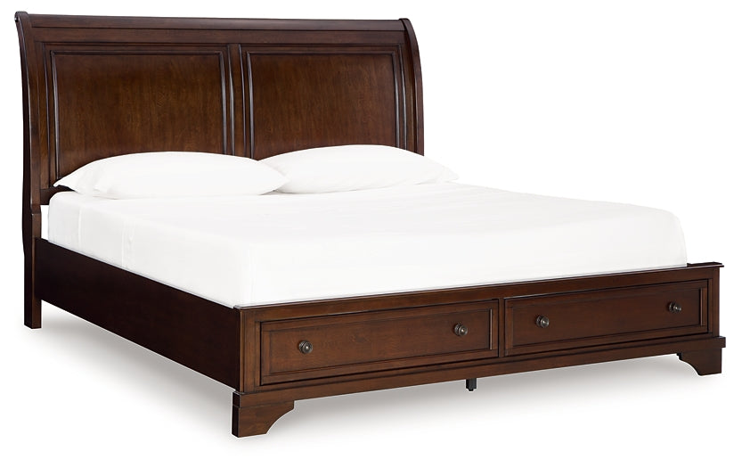 Trellington  Sleigh Storage Bed
