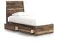 Chirason  Panel Bed With Storage