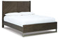 Arkenton  Panel Bed With Mirrored Dresser And 2 Nightstands