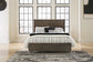 Arkenton  Panel Bed With Mirrored Dresser And 2 Nightstands