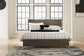 Arkenton  Panel Bed With Mirrored Dresser And Chest