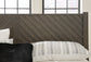 Arkenton  Panel Bed With Mirrored Dresser And Chest
