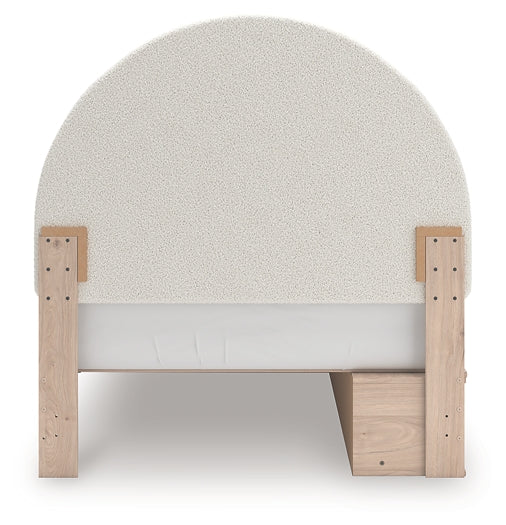 Arloster  Upholstered Panel Bed With Storage