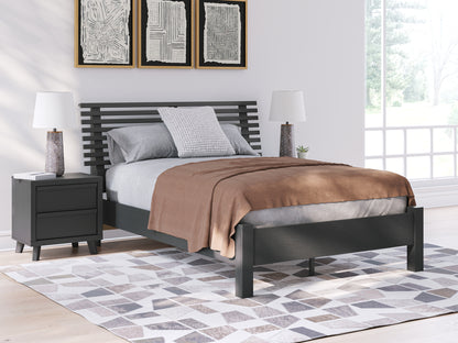 Danziar  Slat Panel Bed