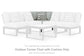 Beachloft 5-Piece Outdoor Sectional with Ottoman