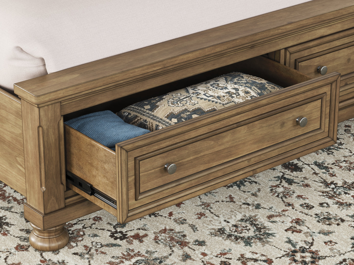 Feddinger  Storage Sleigh Bed