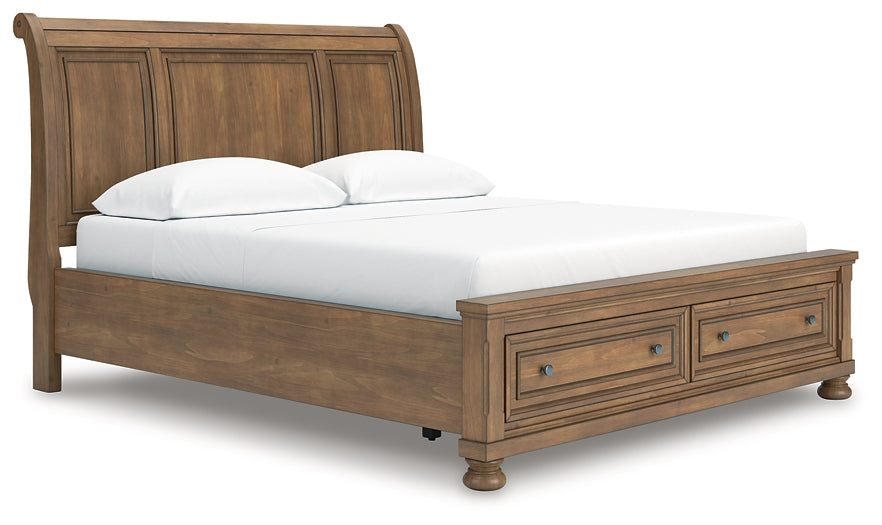 Feddinger California  Storage Sleigh Bed