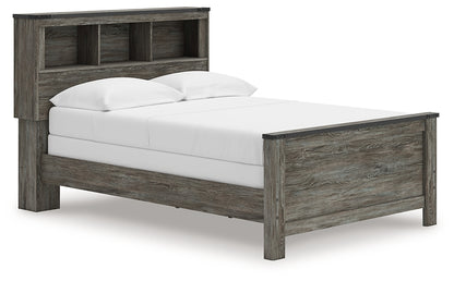 Frandern  Bookcase Panel Bed