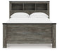 Frandern  Bookcase Panel Bed