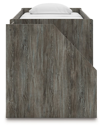 Frandern  Loft  Bed With Bookcase And Drawer Storage