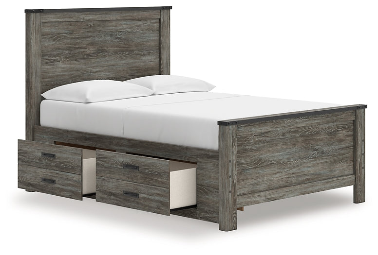 Frandern  Panel Bed With Storage