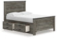 Frandern  Panel Bed With Storage